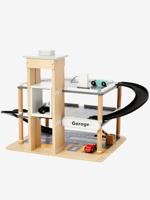 Houten garage 3 niveaus meerkleurig - thumbnail