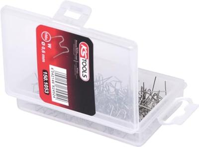 KS Tools 150.1053 Reparatieklem W-vorm Ø 0,6 mm, 100 stuks