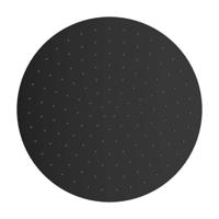Wiesbaden luxe mess.hoofddouche rond 400 mmx8 mm mat-zwart - thumbnail