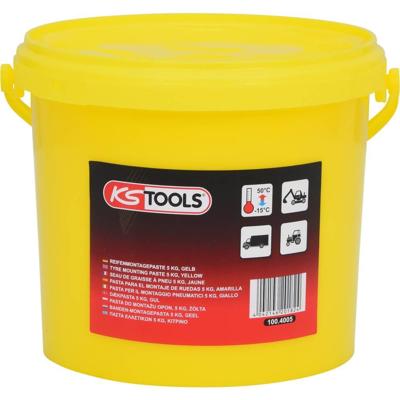 KS Tools 100.4005 Bandenmontagepasta 5 kg, geel