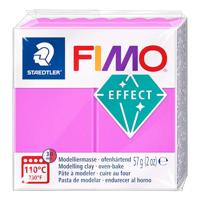 Fimo effect boetseerklei neon paars, 57gr - thumbnail
