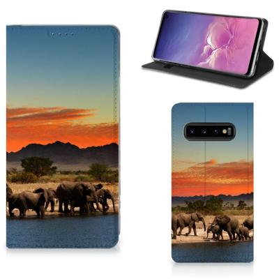 Samsung Galaxy S10 | Hoesje maken | Olifanten Samsung Galaxy S10 | Hoesje maken | Olifanten