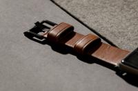 Nomad Modern lederen horlogeband brown / zwarte hardware 45/46/49 mm - Rustic Brown - thumbnail