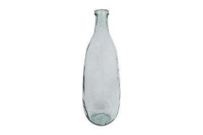 Vaas/fles glas bottle dia22,5x75cm helder