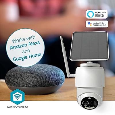 Nedis WIFICBO50WT Smartlife Camera Voor Buiten Wi-fi Full Hd 1080p Kiep En Kantel Ip65 Max. Batterijduur: 5 Maanden Cloud Opslag (optioneel) / Microsd (niet Inbegrepen) 5 V Dc Met Bewegingssensor Nachtzicht Wit