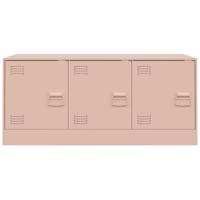 Tv-meubel 99x39x44 cm staal roze - thumbnail