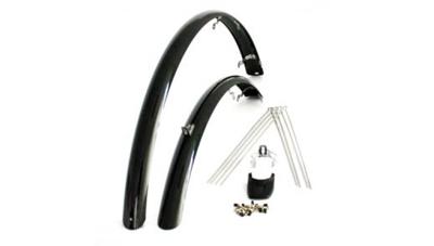 Eurofender Spatbordset elegance 28" x 46 mm - zwart Eurofender Spatbordset elegance 28" x 46 mm - zwart