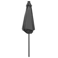 Parasol met LED-verlichting en aluminium paal 270 cm antraciet - thumbnail