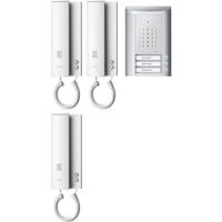 Ritto by Schneider Entravox Complete set voor Deurintercom Kabelgebonden Driegezinswoning Zilver - thumbnail