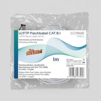 Maxtrack TI55-1L RJ45 Netwerkkabel, patchkabel CAT 8.1 U/FTP 1 m Wit Plat 1 stuk(s) - thumbnail