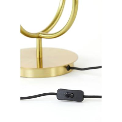 Light & Living Tafellamp 'Magdala' 3-Lamps, kleur Bruin Light & Living Tafellamp 'Magdala' 3-Lamps, kleur Bruin