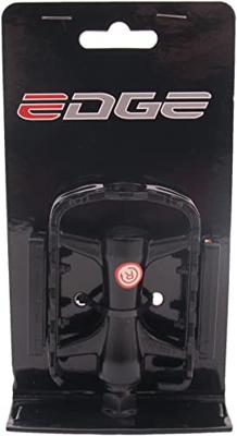 Edge pedaalset mtb low profile met polish zijkant aluminium zwart