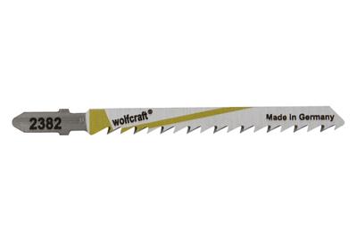 Wolfcraft Decoupeerzaagblad | HCS | L=100mm | T-Schaft | 2 stuks - 2382000 Wolfcraft Decoupeerzaagblad | HCS | L=100mm | T-Schaft | 2 stuks - 2382000