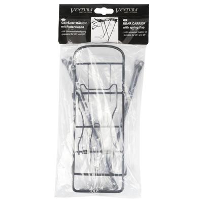 Ventura Achterdrager 26-28" screw-on ii s - zwart Ventura Achterdrager 26-28" screw-on ii s - zwart