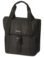 Basil go enkele fietstas - zwart, 18l - thumbnail