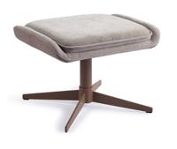 Jesper Home Hocker 'Oketo' kleur No Grey Mouse - thumbnail