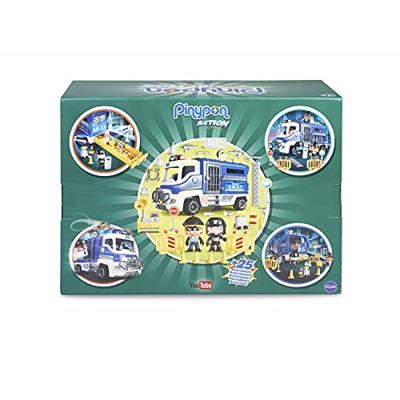 Famosa Pinypon politie wagen met 2 speel figuren en 25 accessoires - thumbnail