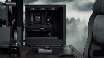 Fractal Design north xl momentum edition midi tower behuizing (zwart/houtkleur | 2x usb-a | 1x usb-c | tempered glass)