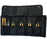 Set van 8 stuks verschillend handgereedschap (2 pincetten, 2 kniptangen, 2 tangen en 2 schroevendraaiers) - thumbnail