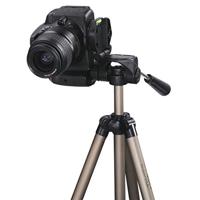 Hama Tripod 1/4 inch Werkhoogte: 42.5 - 125 cm Champagne Incl. tas, Waterpas - thumbnail