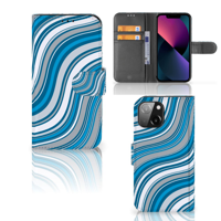 iPhone 13 Mini | Telefoon Hoesje | Waves Blue - thumbnail