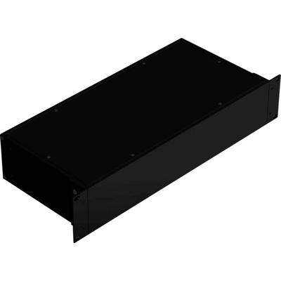 Hammond Electronics RM5U1913SBK Tafelbehuizing 222 x 422 x 330 Aluminium Zwart 1 stuk(s)