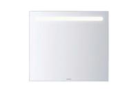 Spiegel Duravit No.1 Met Horizontale LED Verlichting 80x3.5x70 cm Mat Wit Duravit - thumbnail