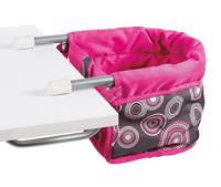 Poppen Tafelstoeltje - Hot Pink Pearls - thumbnail