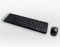 Toetsenbord en draadloze muis Logitech TDS6080 Plastic 2400 W - thumbnail