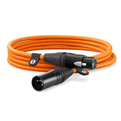 Rode XLR3M-O XLR Verbindingskabel 3 m Oranje