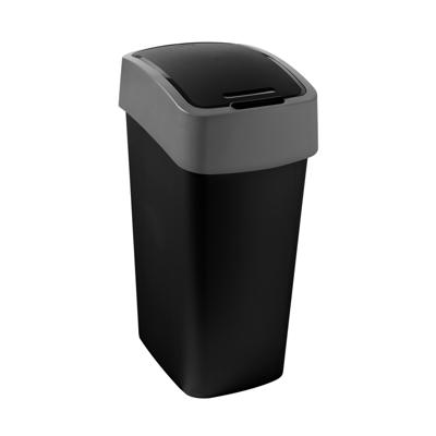 Curver flip bin prullenbak - grijs - 45 liter Curver flip bin prullenbak - grijs - 45 liter