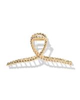 HEMA Haarklem 11cm goud - thumbnail