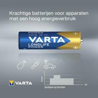 Batterijen Varta longlife power aa - lr06 1,5 V AA LR06 (6 Stuks) - thumbnail
