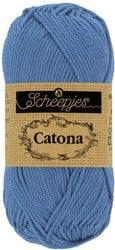 Scheepjes Catona 25g - 261 Capri Blue - Haakgaren / Breigaren
