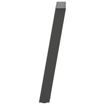 Console tafelpoten 2st U-vormig 38x(72-73)cm staal antraciet - thumbnail