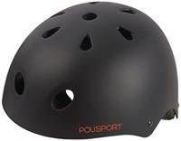 Polisport helm junior graffiti 53-55cm mat zwart/groen - thumbnail