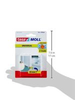 Tesa Tochtband - binnendeur - 1m x 38mm op rol - wit - thumbnail