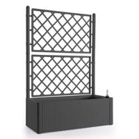 Zelfwaterende plantenpot Stefanplast Natural Deluxe Rechthoekig Antraciet 100 x 43 x 142 cm - thumbnail