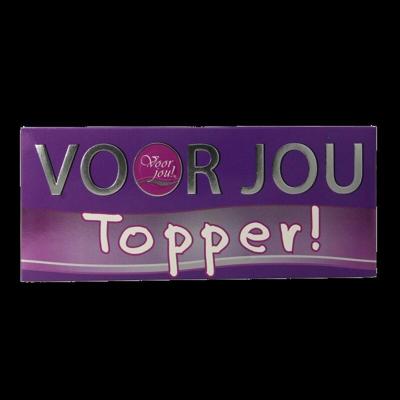 Voor Jou! Wensreep topper 70 Gram