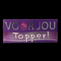 Voor Jou! Wensreep topper 70 Gram - thumbnail