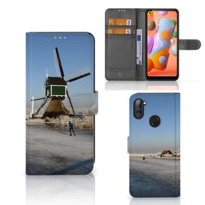 Samsung Galaxy M11 | A11 Flip Cover Schaatsers