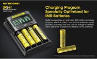 NiteCore UMS4 Batterijlader NiCd, NiMH, Li-ion, Li-poly 10440, 10500, 12500, 12650, 13500, 13650, 14500, 14650, 16340, 16650, 17335, 17355, 17500, 17650, - thumbnail