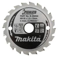 Makita Accessoires Cirkelzaagblad met. 136x20x1,5 30T 0g voor zacht staal - B-10615 - thumbnail