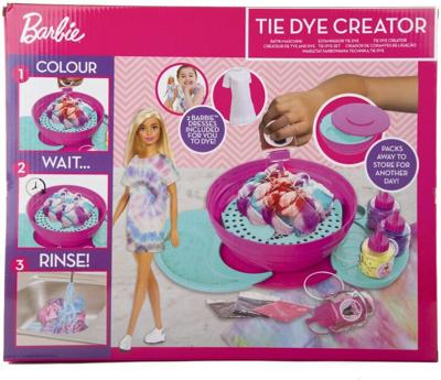 Barbie Tie Dye Machine met Pop Barbie Tie Dye Machine met Pop