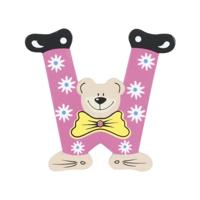 Playshoes letter W beer hout 10 cm - thumbnail