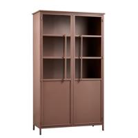 WOOOD Vitrinekast 'Exhibit' 170 x 99cm, kleur Tan - thumbnail