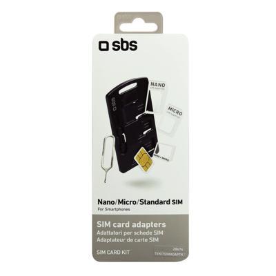 sbs mobile SIM-adapter Incl. SIM-naald