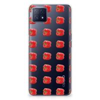 OPPO A53 5G | OPPO A73 5G | Siliconen Case | Paprika Red - thumbnail