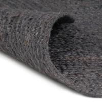 VidaXL Vloerkleed handgemaakt rond 210 cm jute donkergrijs - thumbnail