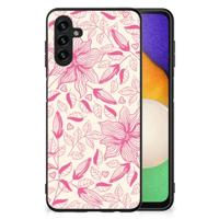 Samsung Galaxy A13 5G | A04s Bloemen Hoesje Pink Flowers - thumbnail